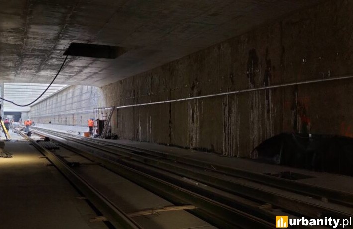 Na budowie nowej linii tramwajowej do Mistrzejowic, fot. tramwajdomistrzejowic.pl