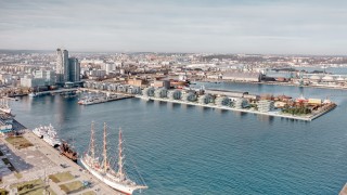 Projekt inwestycji w rejonie Mola Rybackiego w mieście Gdynia, wiz. FS&P ARCUS