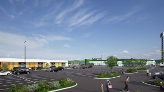 Projekt nowej inwestycji P.A. Nova w Dzierżoniowie, wiz. materiały inwestora