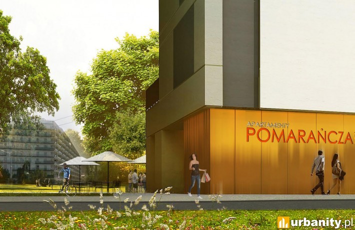 Wizualizacja projektu Pomarańczarnia w Warszawie