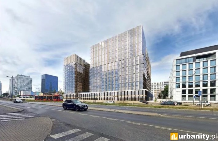 projekt inwestycji przy alei Piłsudskiego 22, wiz. materiały inwestora