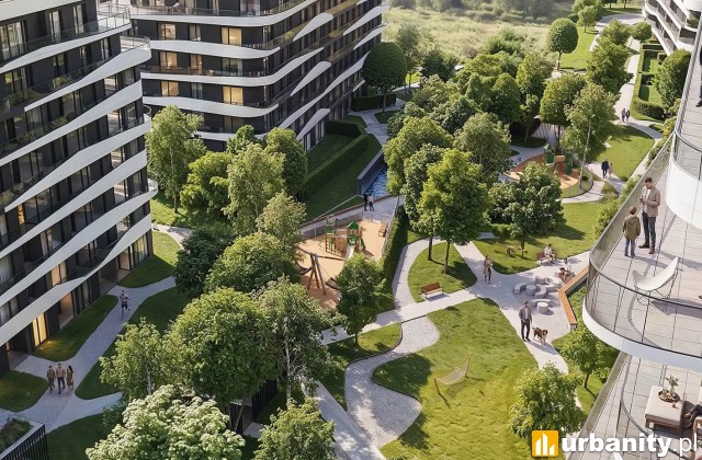 Projekt osiedla Royal Garden w Rzeszowie, wiz. materiały dewelopera