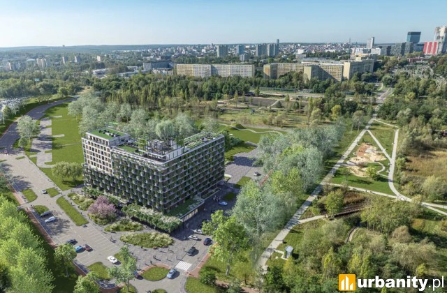 Wizualizacja inwestycji Semiramis w Katowicach, wiz. materiały dewelopera