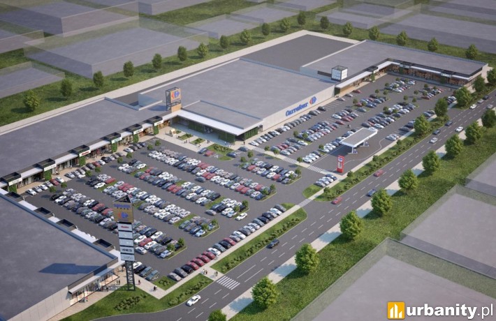 Projekt rozbudowy parku handlowego Sonata Park Sochaczew, fot. materiały prasowe