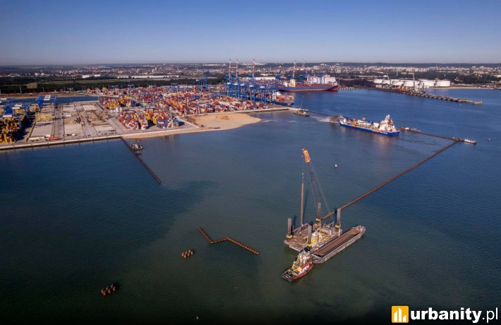 Inwestycja przy terminalu T5 w Baltic Hub, fot. Grupa NDI