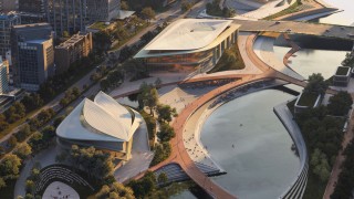 Nowa dzielnica kultury nad kanałem według Zaha Hadid Architects