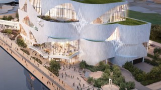 Falista bryła nad jeziorem. Wybrano projekt nowego centrum naukowego