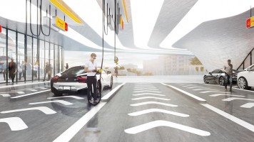 wizualizacje Stacja benzynowa Shell