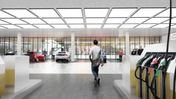 wizualizacje Stacja benzynowa Shell