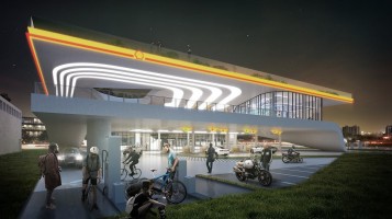 wizualizacje Stacja benzynowa Shell