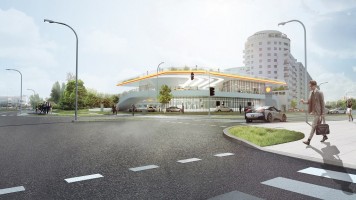 wizualizacje Stacja benzynowa Shell