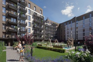 zdjęcie z budowy Ogrody Nałkowskiej