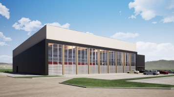 zdjęcie z budowy Hala sportowa