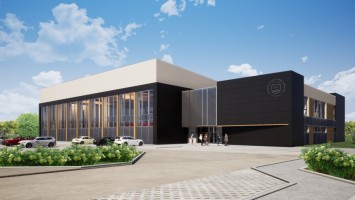 zdjęcie z budowy Hala sportowa