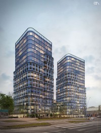 wizualizacje Dwie wieże Czarnowska/Panoramiczna