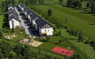 zdjęcie z budowy Kwitnące Osiedle