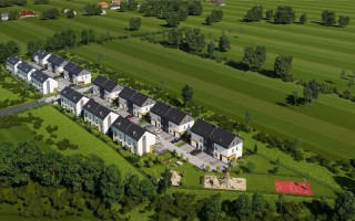 zdjęcie z budowy Kwitnące Osiedle