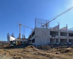 zdjęcie z budowy Zespół szkolno-przedszkolny na Zwycięskiej