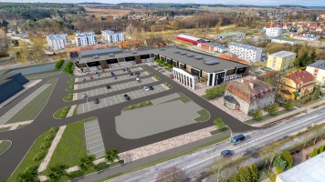 wizualizacje Retail Park Sulęcin