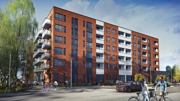 zdjęcie z budowy Okrzei Residence