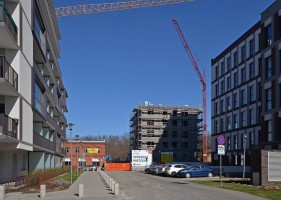 zdjęcie z budowy Apartamenty nad Oławką
