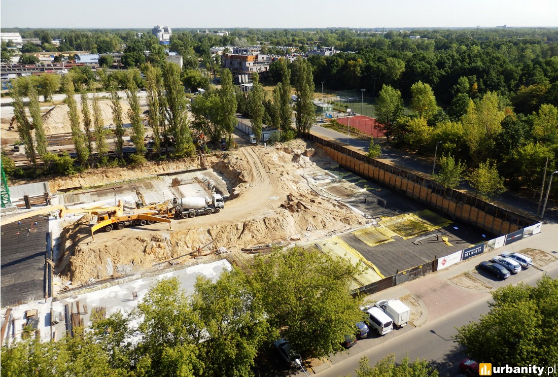Następne fragmenty płyty fundamentowej gotowe do zbrojenia