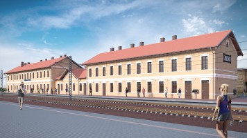 zdjęcie z przebudowy Dworzec Stalowa Wola Rozwodów