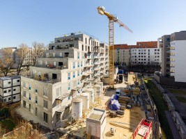 zdjęcie z budowy Apartamenty Kierbedzia 4