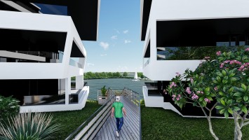 wizualizacje [Zegrze] Atlantis Apartamenty