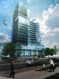 wizualizacje Biurowiec Transhurtu