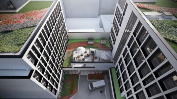 zdjęcie z budowy Meininger Hotels
