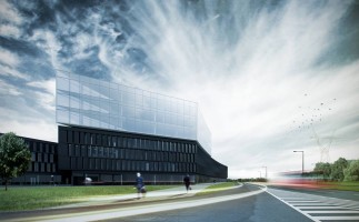 wizualizacje Zespół Biurowo-Mieszkaniowo-Usługowy