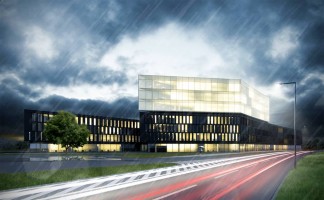 wizualizacje Zespół Biurowo-Mieszkaniowo-Usługowy