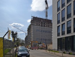 zdjęcie z budowy Legnicka Vita