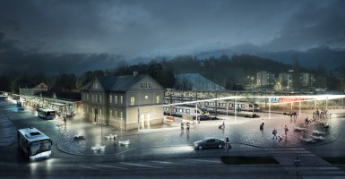 wizualizacje Centrum Komunikacyjne