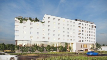 zdjęcie z przebudowy Arche Hotel Wrocław Airport