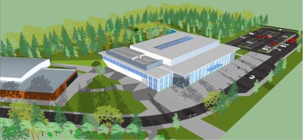 zdjęcie z budowy Wielofunkcyjna hala sportowo-widowiskowa