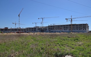 zdjęcie z budowy Dolnośląskie Centrum Onkologii Pulmonologii i Hematologii