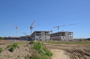 zdjęcie z budowy Dolnośląskie Centrum Onkologii Pulmonologii i Hematologii