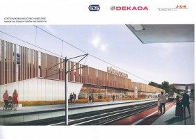 wizualizacje Dworzec Autobusowy i Kolejowy Mińsk Mazowiecki
