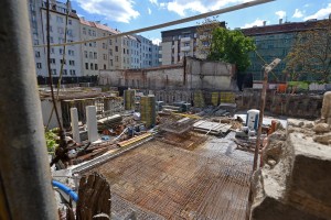 zdjęcie z budowy Traugutta Vita