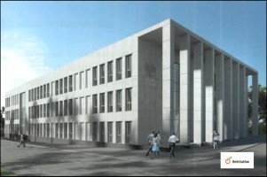 zdjęcie z budowy Sąd Rejonowy