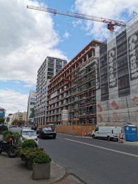 zdjęcie z budowy Żelazna 54