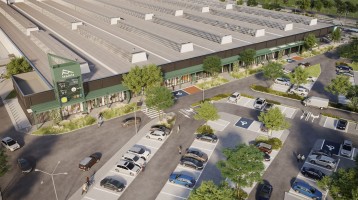 zdjęcie z przebudowy Centrum handlowo-rozrywkowe Tkalnia