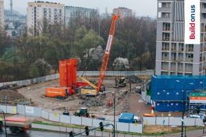 zdjęcie z budowy Biurowiec Soneta