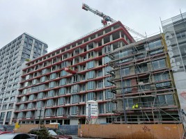 zdjęcie z budowy Żelazna 54