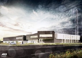 zdjęcie z budowy Komenda Powiatowa Policji