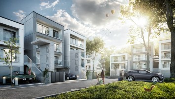 wizualizacje Zielnik Apartamenty