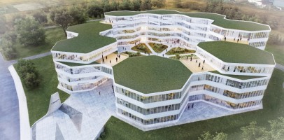 wizualizacje Centrum biurowo-technologiczne Logintrans