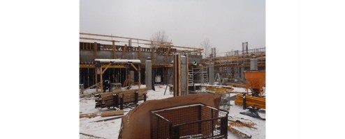 postęp prac na budowie